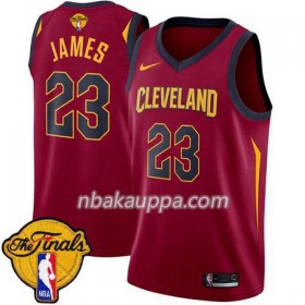 Cleveland Cavaliers LeBron James 23 2018 NBA Finals Patch Nike Punainen Pelipaidat Swingman - Miesten